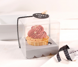 Clear cupcake box