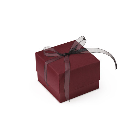 Schöne Geschenkbox mit Deckel und Schleife