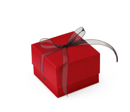 Graziosa Scatola Regalo con Coperchio e Fiocco Decorativo 