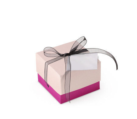 Bonita Caja Regalo con Tapa y Lazo Decorativo