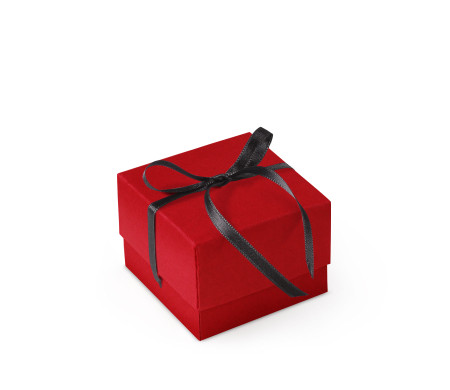Graziosa Scatola Regalo con Coperchio e Fiocco Decorativo 
