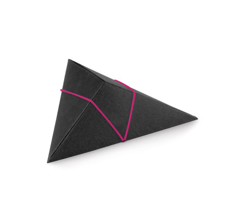 Caja Triangular de Cartón