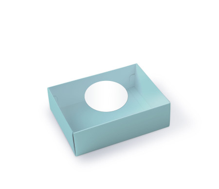 Caja para Macarons con Faja transparente
