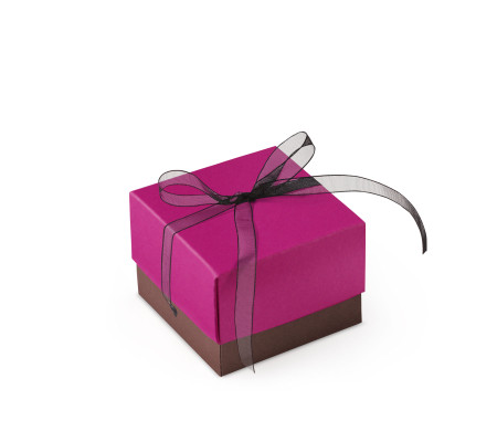 Schöne Geschenkbox mit Deckel und Schleife