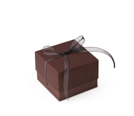 Graziosa Scatola Regalo con Coperchio e Fiocco Decorativo 