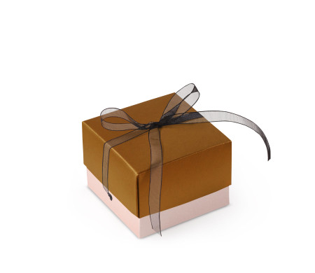 Schöne Geschenkbox mit Deckel und Schleife