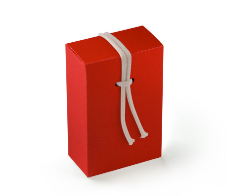 Cardboard Gift Box with a Very Original Fastener