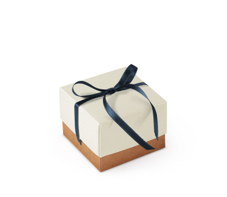 Graziosa Scatola Regalo con Coperchio e Fiocco Decorativo 