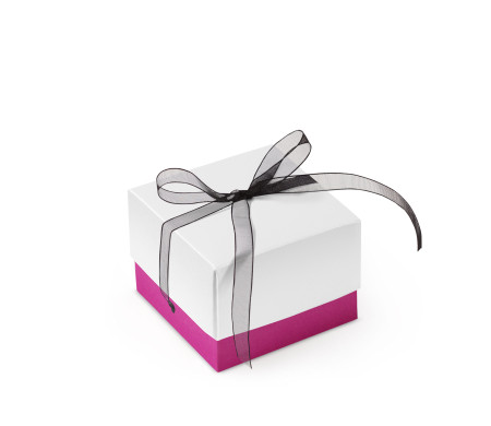 Schöne Geschenkbox mit Deckel und Schleife
