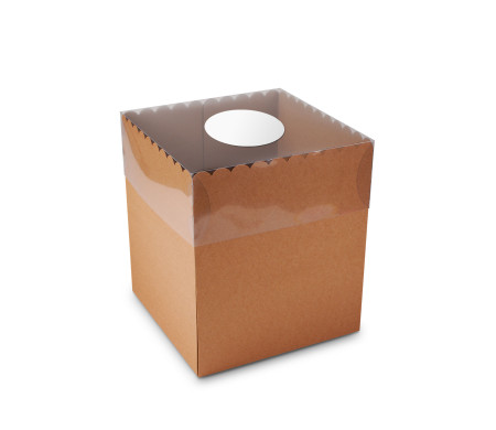 Scatola per Torte con Coperchio Trasparente
