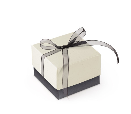 Graziosa Scatola Regalo con Coperchio e Fiocco Decorativo 