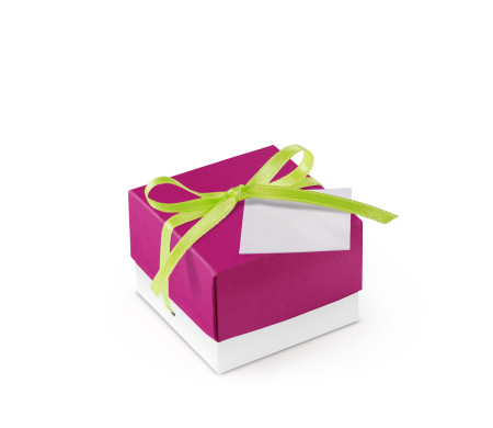 Graziosa Scatola Regalo con Coperchio e Fiocco Decorativo 