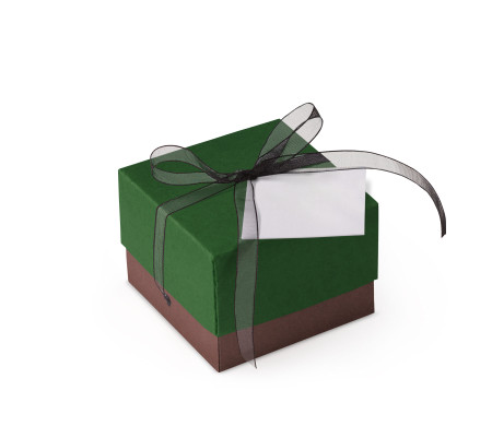 Schöne Geschenkbox mit Deckel und Schleife