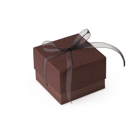 Graziosa Scatola Regalo con Coperchio e Fiocco Decorativo 