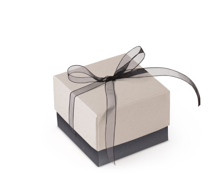 Graziosa Scatola Regalo con Coperchio e Fiocco Decorativo 