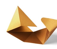 Diamond-shaped gift box