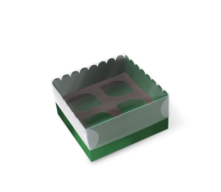 Caja para 4 Cupcakes