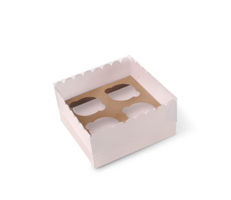 Caja para 4 Cupcakes