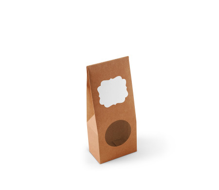 Box with window for food