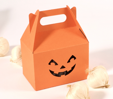 Halloween scary pumpkin shaped picnic box
