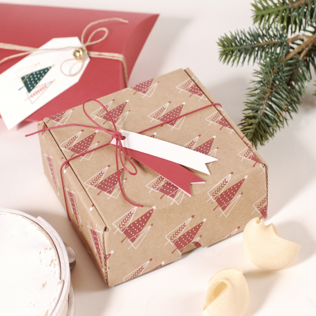 Caja navideña para regalos pequeños