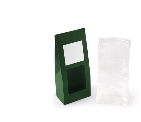 Box with window for food