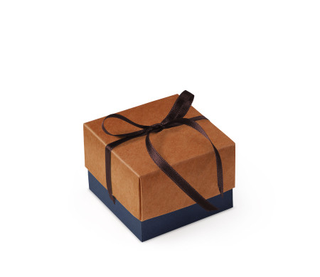 Graziosa Scatola Regalo con Coperchio e Fiocco Decorativo 