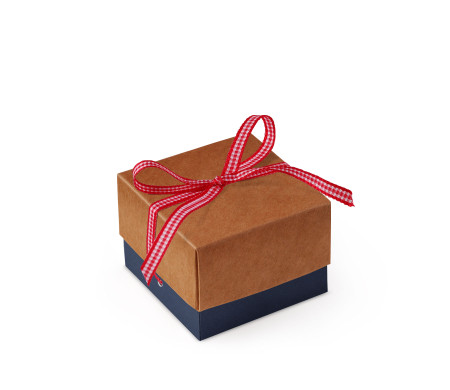Schöne Geschenkbox mit Deckel und Schleife