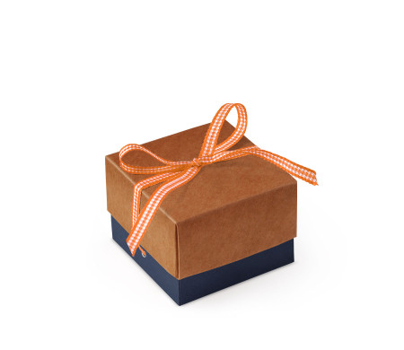 Graziosa Scatola Regalo con Coperchio e Fiocco Decorativo 