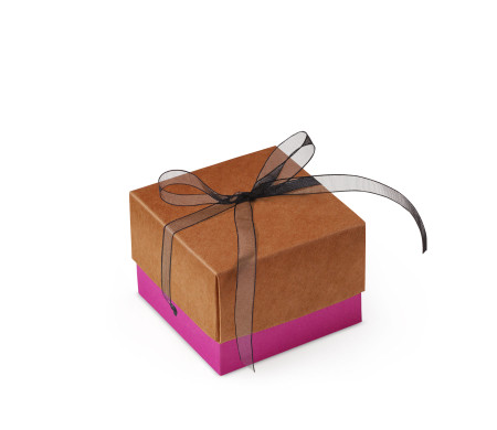 Pretty Gift Box with Lid and Decorative Bow