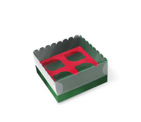 Caja para 4 Cupcakes