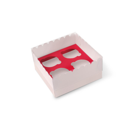 Caja para 4 Cupcakes
