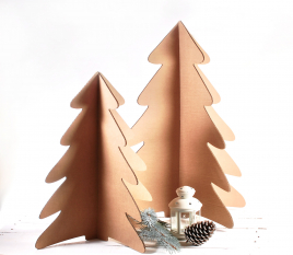 Cardboard Christmas Tree