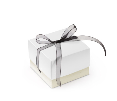 Schöne Geschenkbox mit Deckel und Schleife