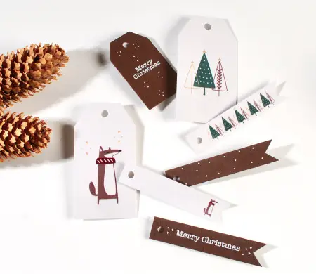 Pack d'étiquettes de Noël