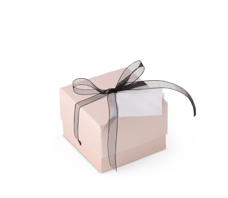 Graziosa Scatola Regalo con Coperchio e Fiocco Decorativo 