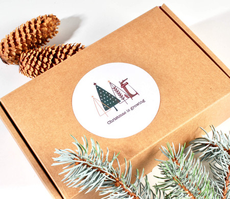 Grosser Aufkleber Fuer Weihnachtsgesc... | SelfPackaging