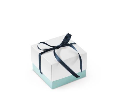 Graziosa Scatola Regalo con Coperchio e Fiocco Decorativo 