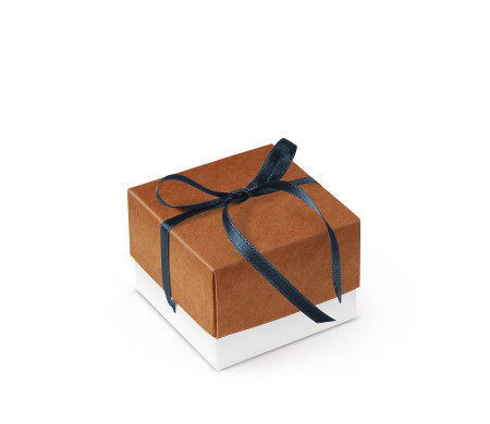 Graziosa Scatola Regalo con Coperchio e Fiocco Decorativo 