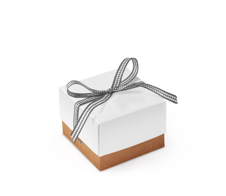 Schöne Geschenkbox mit Deckel und Schleife