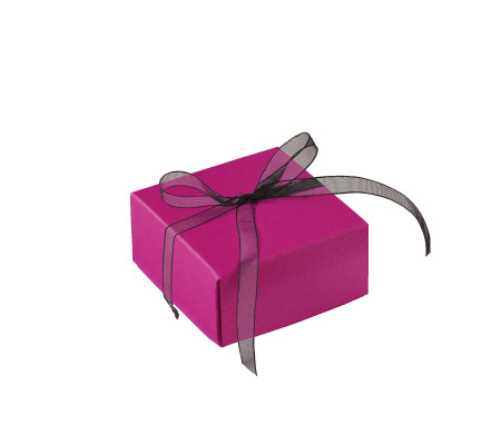 Graziosa Scatola Regalo con Coperchio e Fiocco Decorativo 
