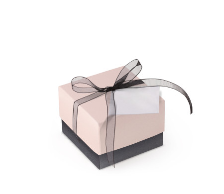 Graziosa Scatola Regalo con Coperchio e Fiocco Decorativo 