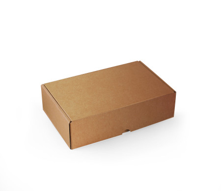 Durable self-assembly shipping box | Microflute cardboard