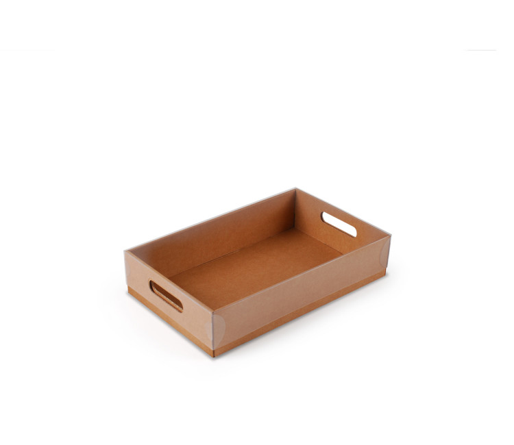 Cardboard Tray for Cupcakes, with Handle