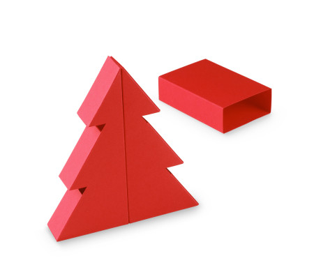 Scatola Regalo Natalizia a Forma di Albero