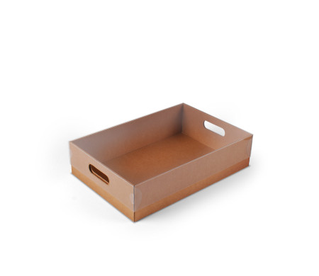 Cardboard Tray for Cupcakes, with Handle