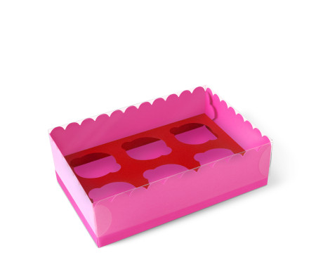 Caja para 6 Cupcakes, Magdalenas o Cookies