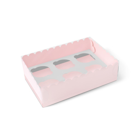 Caja para 6 Cupcakes, Magdalenas o Cookies