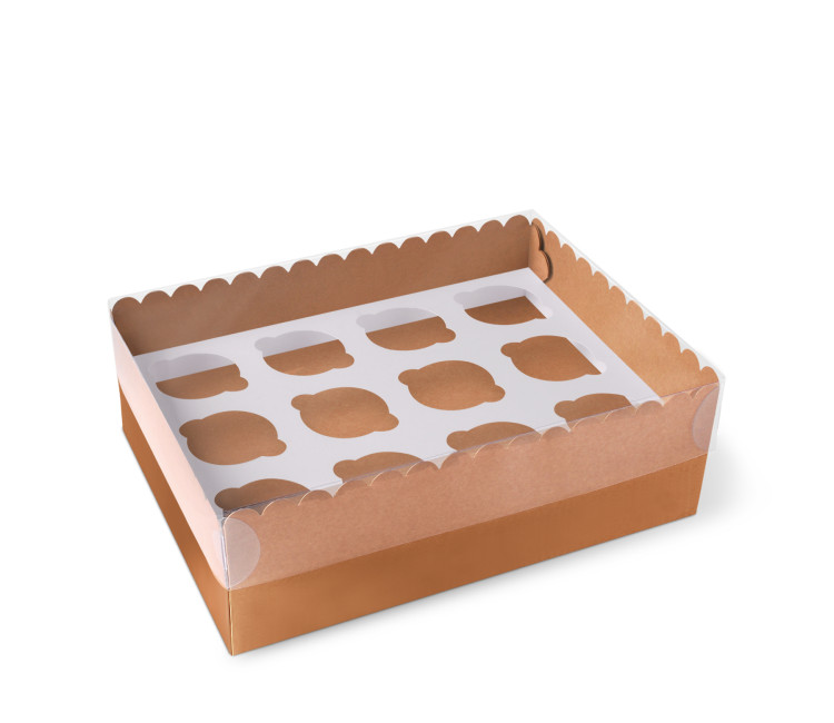 Scatola 12 Cupcake Cartone | SelfPackaging