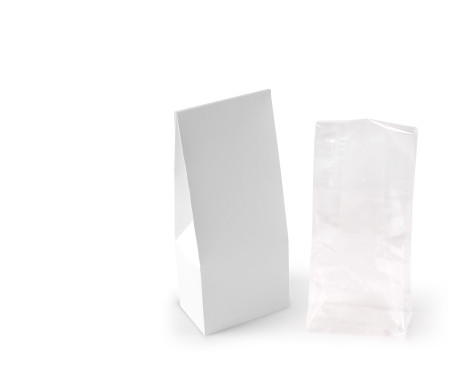 Caja con ventana para alimentación